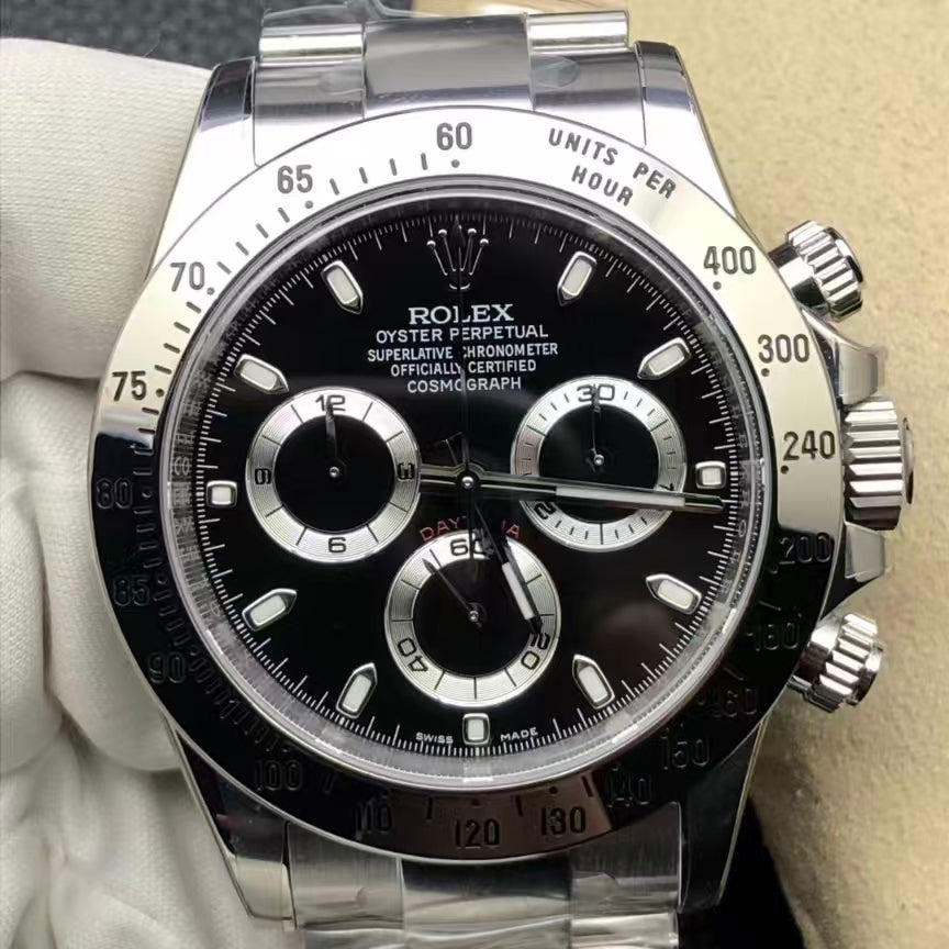 VF New Daytona Black Steel Daytona