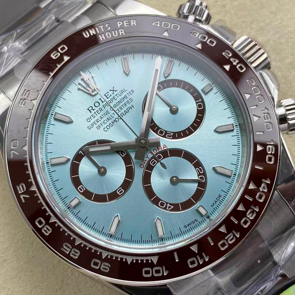 UFO stainless steel version - no card lock -Daytona 4131 movement - 904 stainless steel version