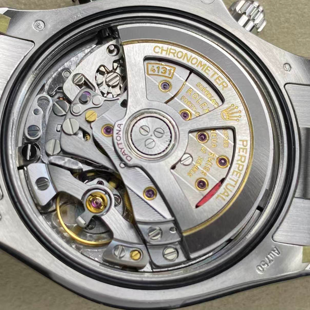 UFO stainless steel version - no card lock -Daytona 4131 movement - 904 stainless steel version