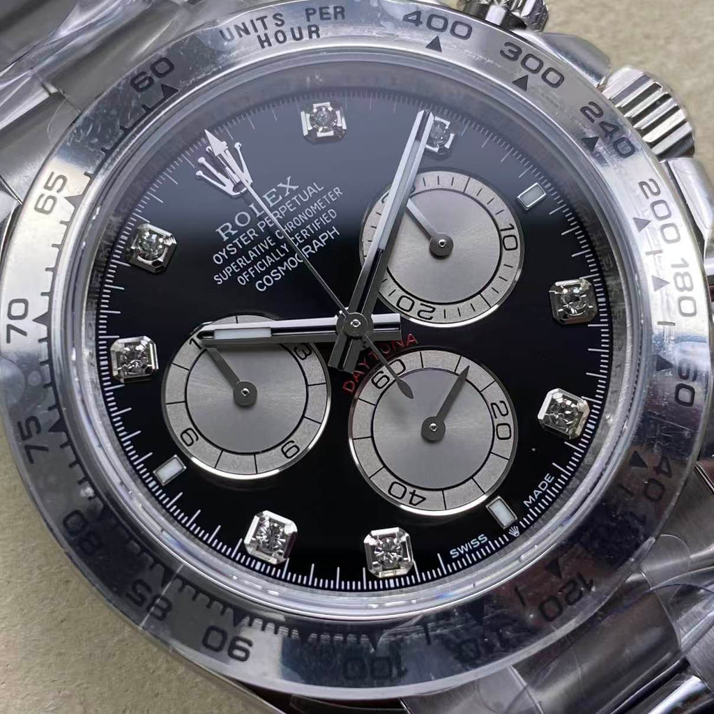UFO stainless steel version - no card lock -Daytona 4131 movement - 904 stainless steel version