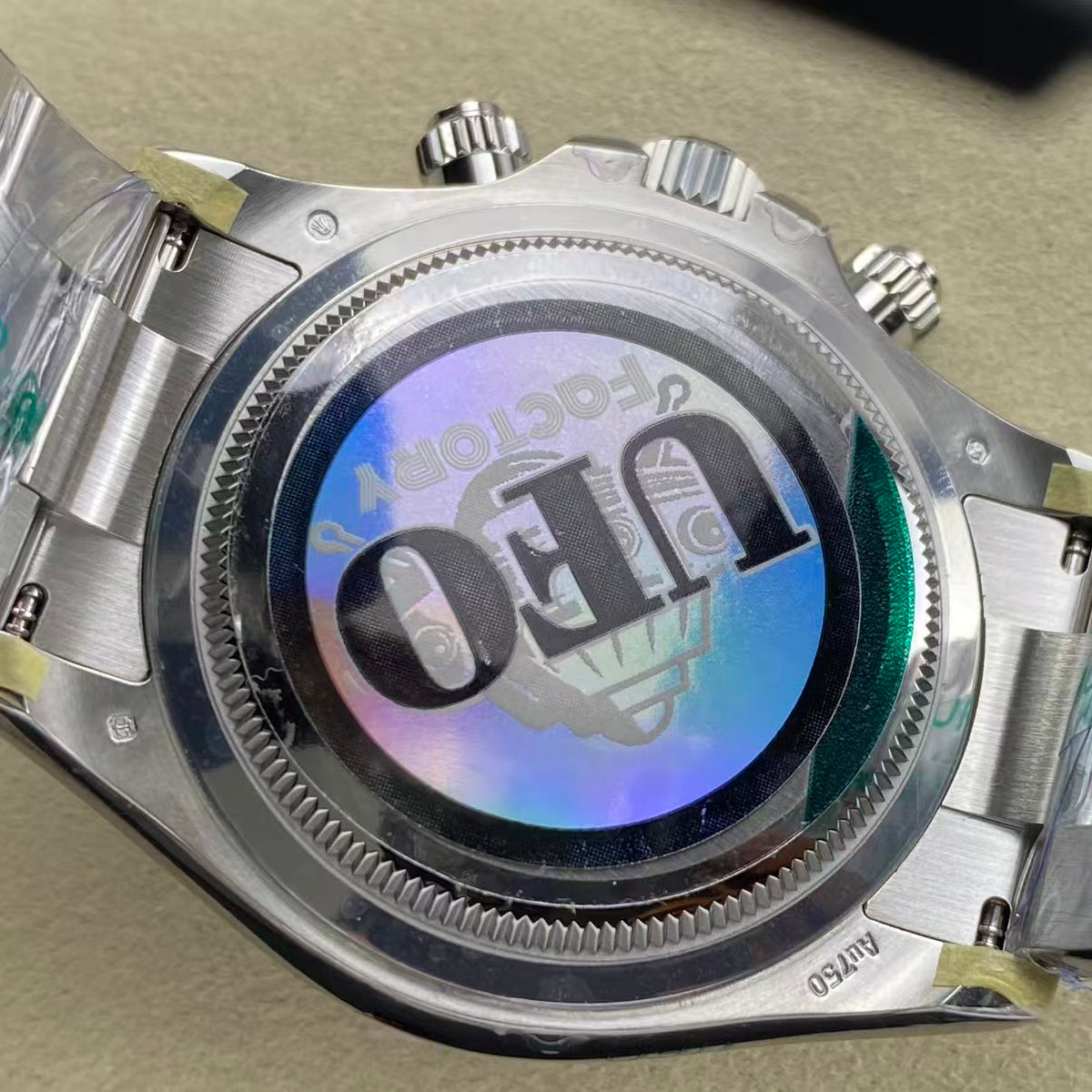 UFO stainless steel version - no card lock - Daytona 4131 movement - 904 stainless steel version