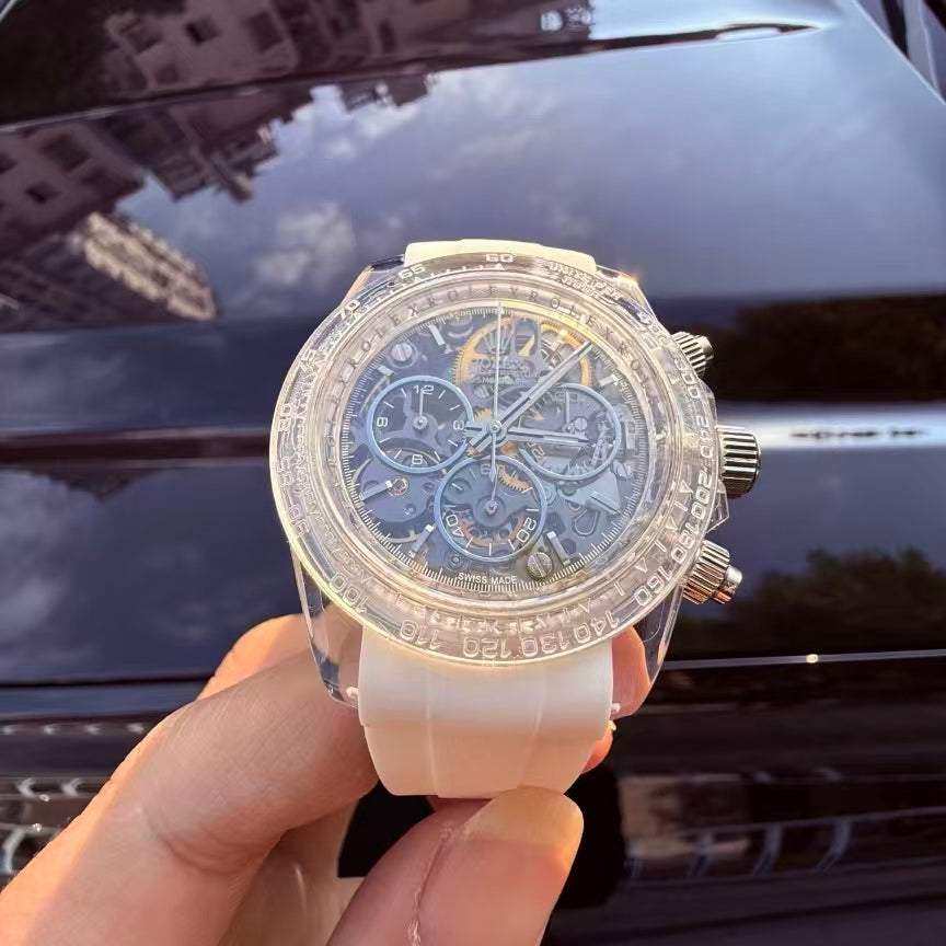 TW Factory's carbon fiber customized version of the  Chronograph Daytona series.