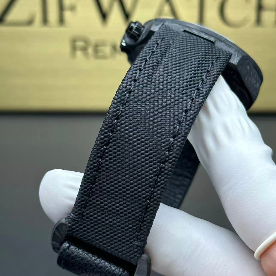 Daytona Black Gold Carbon Fiber Open-Case Design