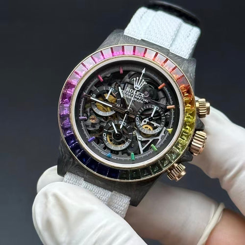 "Upgraded 4802 Blackened Movement" Full carbon fiber modified custom edition