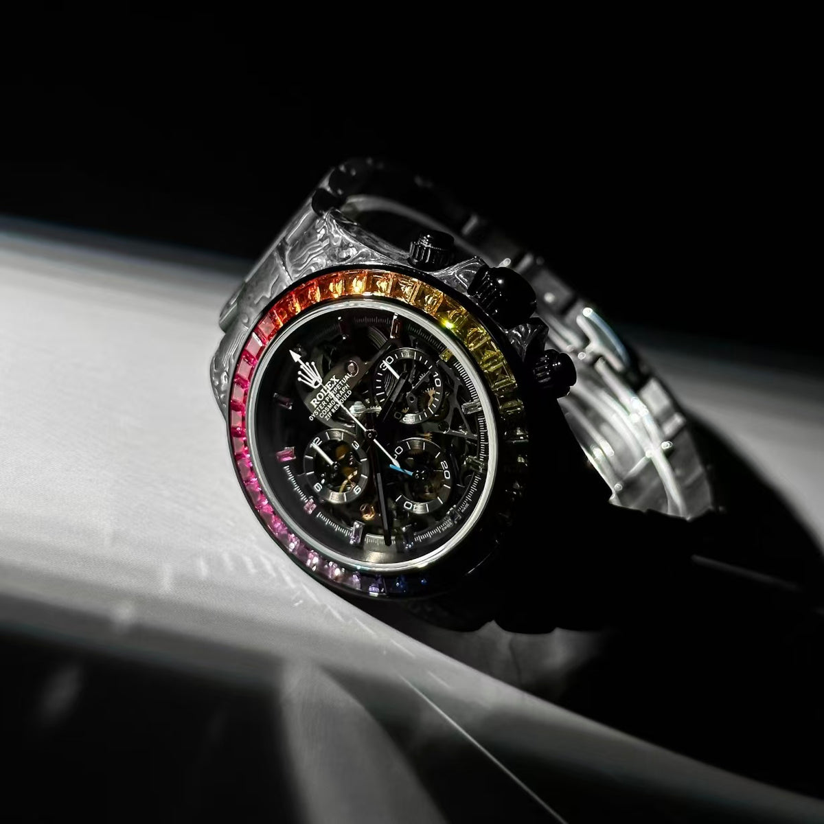 "Upgraded 4802 Blackened Movement" Full carbon fiber modified custom edition