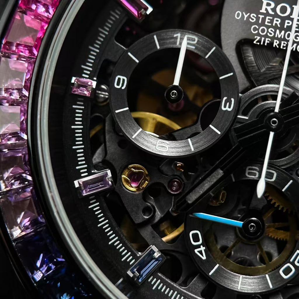 "Upgraded 4802 Blackened Movement" Full carbon fiber modified custom edition