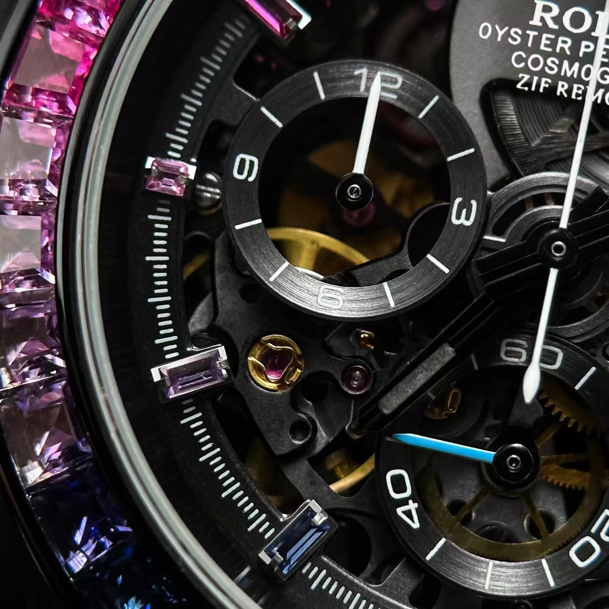 "Upgraded 4802 Blackened Movement" Full carbon fiber modified custom edition