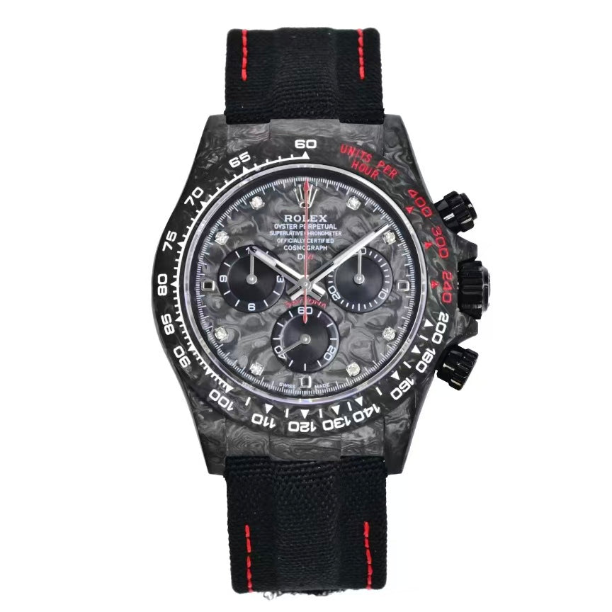TW Factory's carbon fiber customized version of the Chronograph Daytona series.