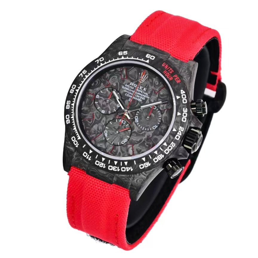 TW Factory's carbon fiber customized version of the  Chronograph Daytona series.