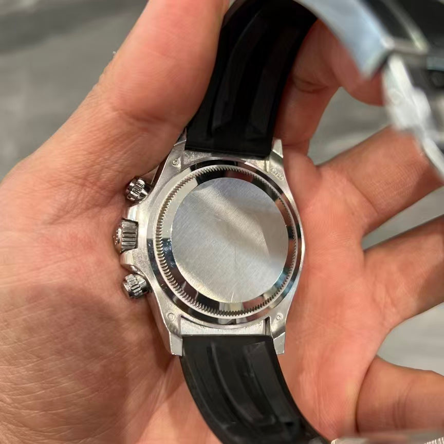Cement Grey Daytona Grey Glashütte 4131 Automatic Mechanical