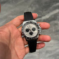 Cement Grey Daytona Grey Glashütte 4131 Automatic Mechanical