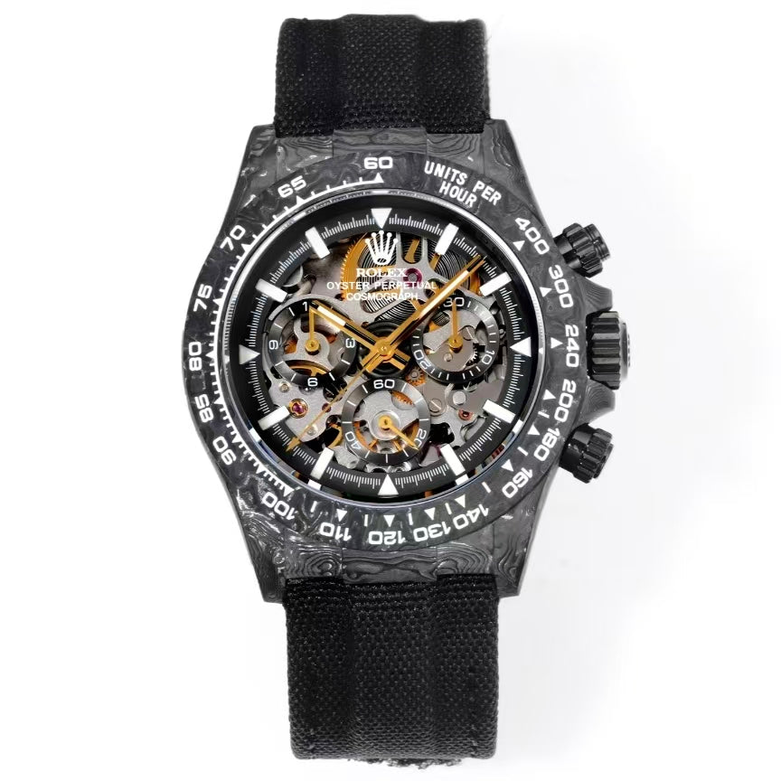 TW Factory's carbon fiber customized version of the Chronograph Daytona series.