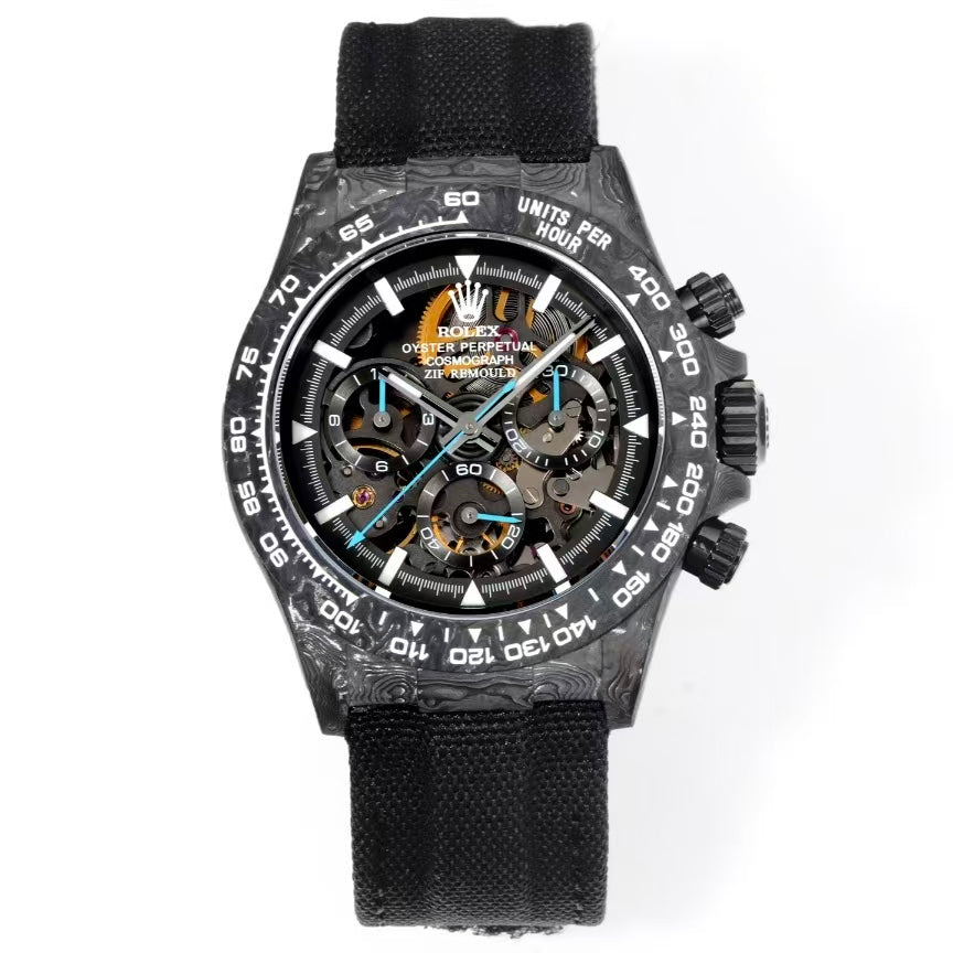 TW Factory's carbon fiber customized version of the Chronograph Daytona series.