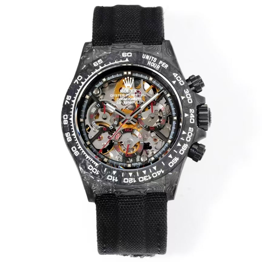 W Factory's carbon fiber customized version of the Chrono Daytona series.