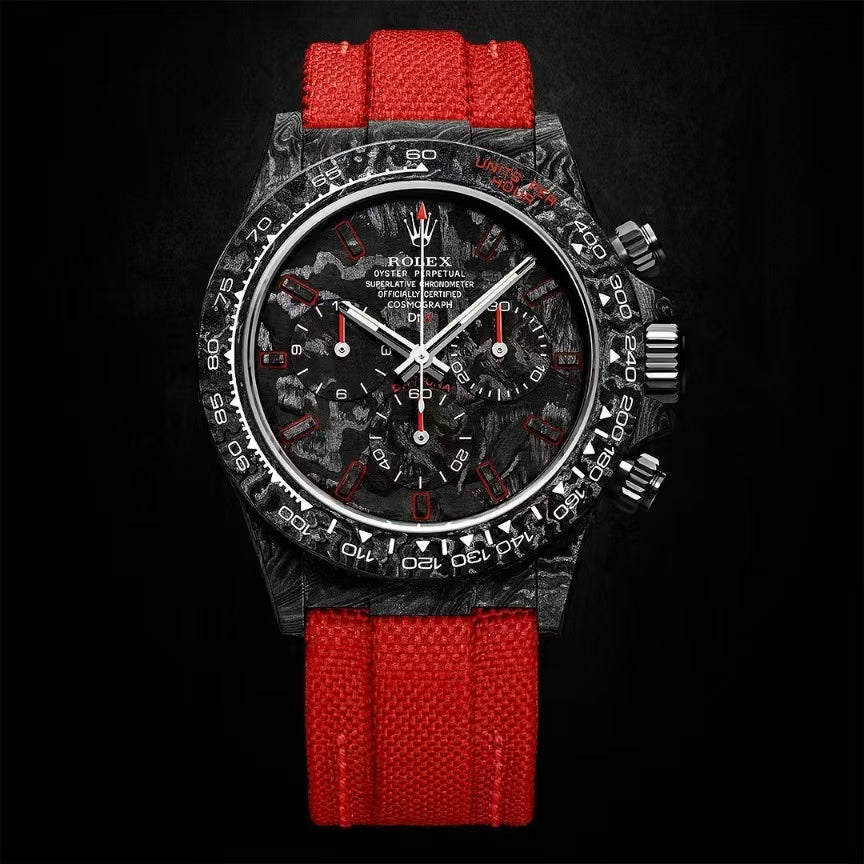 TW Factory's carbon fiber customized version of the Chronograph Daytona series.