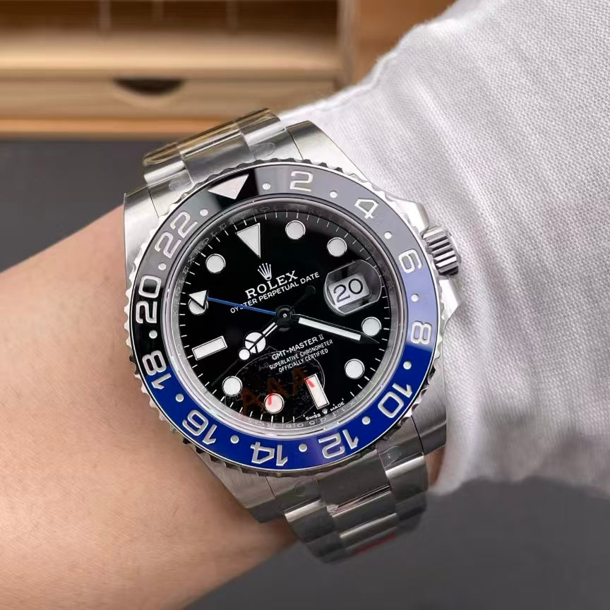 VS Inter Milan Circle GMT Batman Greenwich/40mm/Dandong 3285 Watch